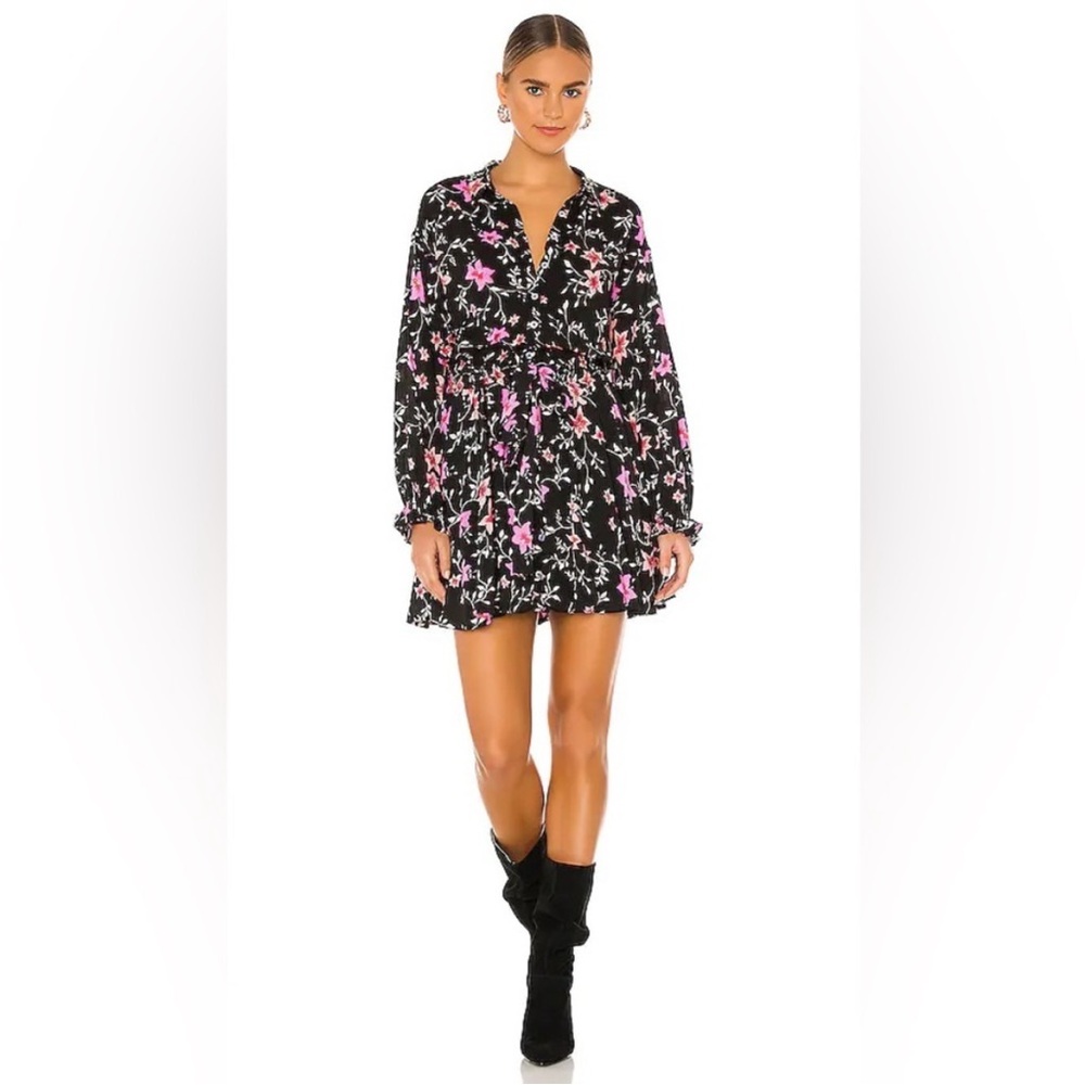 Free People Lighten Up Floral Mini Dress M NWT - Picture 12 of 14